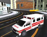 City ambulance emergency rescue rendrs HTML5 jtk