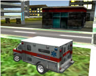 City ambulance driving