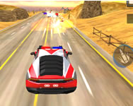 Police car chase crime racing games