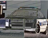 Puzzle police cars rendõrös játékok