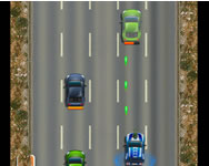 Road fury autós játék rendõrös HTML5 játék