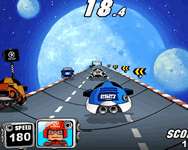 Star Racer rendõrös HTML5 játék